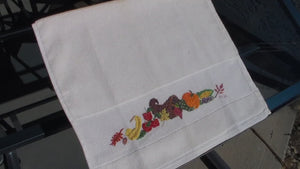 Autumn Cornucopia Cross Stitch (PDF Pattern)