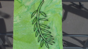 Verdant Leaves Embroidery (PDF Pattern)