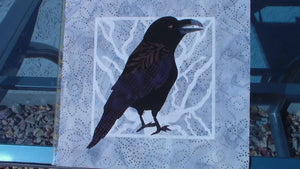 Raven of the Wood Quilt (PDF Pattern)