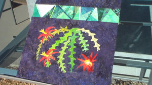 Ric Rac Cactus with Stained Glass Quilt (PDF Pattern)