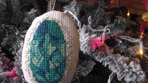 Jewel Ornaments Cross Stitch (PDF Pattern)