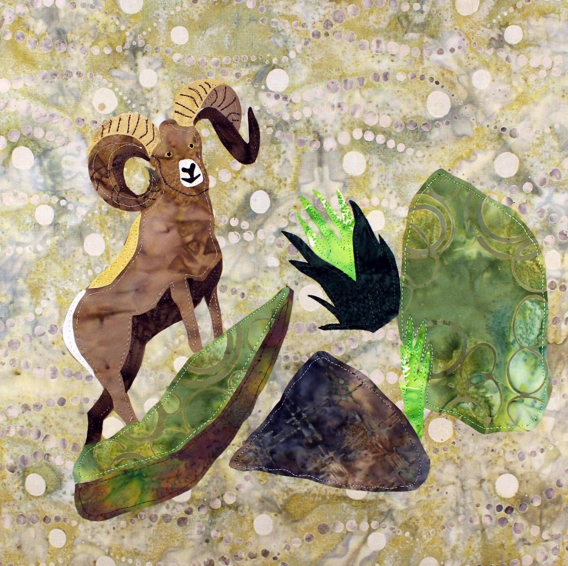 Ram on the Slope Quilt Pattern Download - Raspberry Lane Crafts