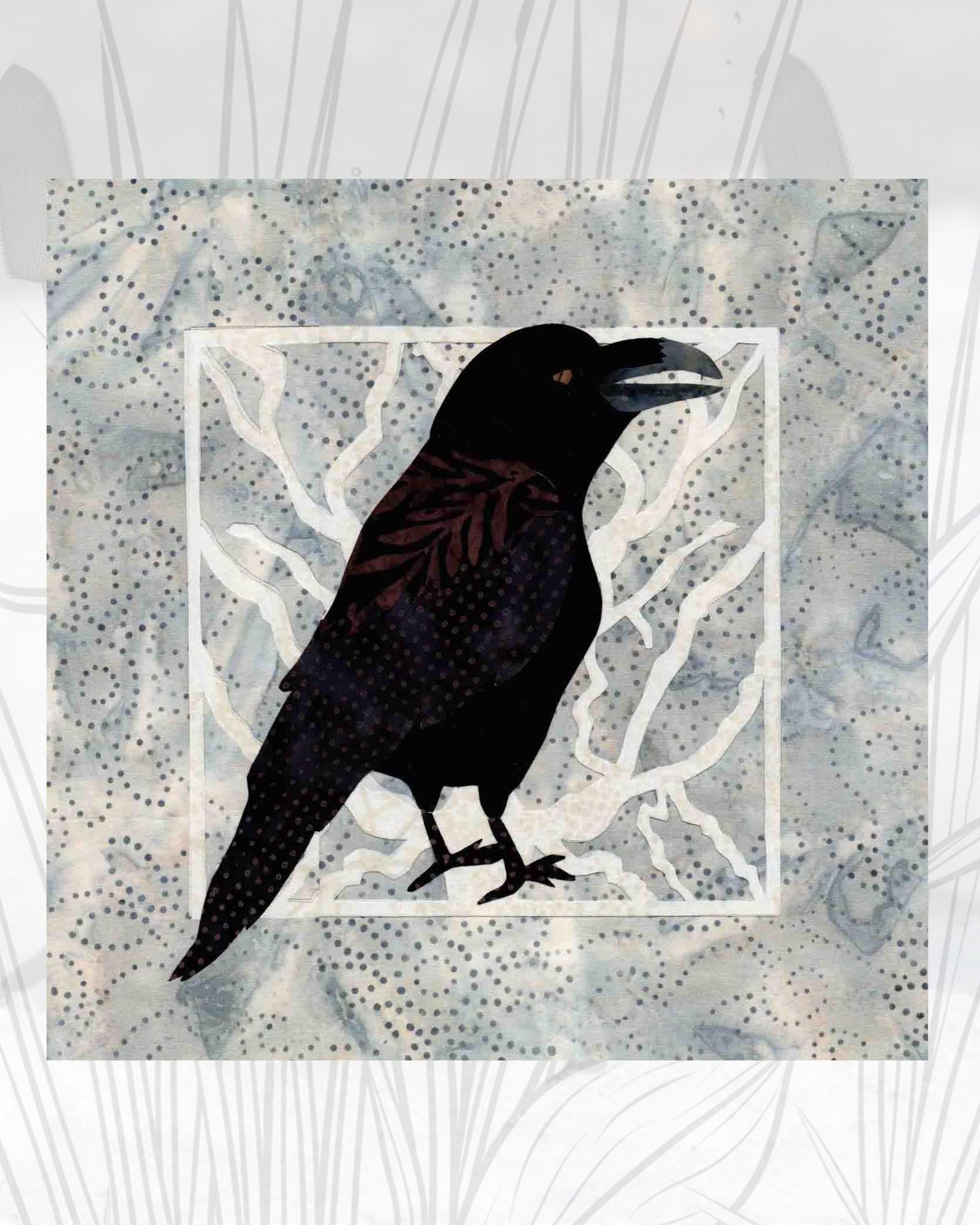 Raven of the Wood Quilt Pattern Download - Raspberry Lane Crafts