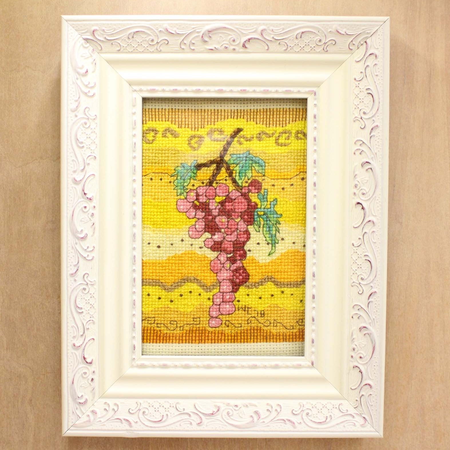 Rosanella Grapes Cross Stitch Pattern Download - Raspberry Lane Crafts