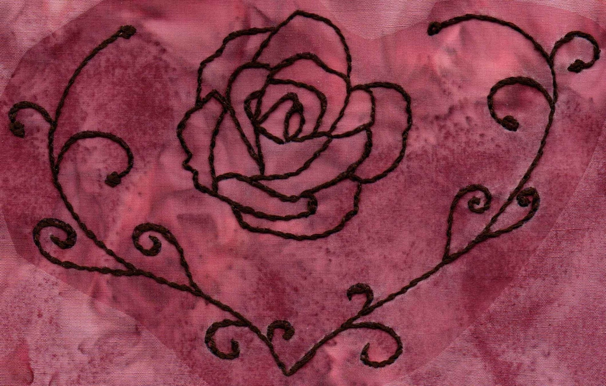 Rose Blooms Embroidery Pattern Download - Raspberry Lane Crafts