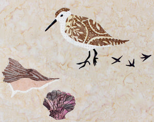 Sandpiper and the Shells Quilt Pattern Download - Raspberry Lane Crafts