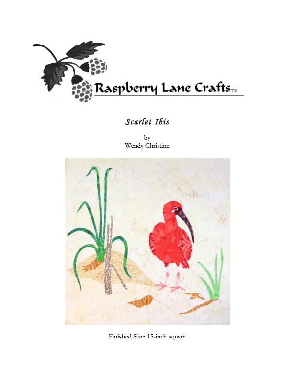 Scarlet Ibis Quilt Pattern Download - Raspberry Lane Crafts