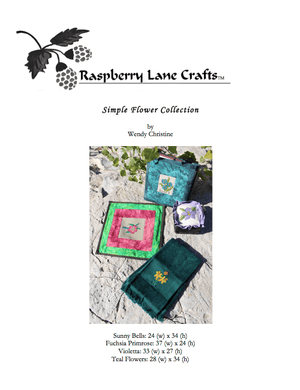 Simple Flowers Cross Stitch Collection Download - Raspberry Lane Crafts