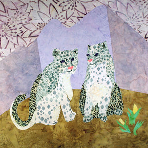 Snow Leopard Quilt Pattern Download - Raspberry Lane Crafts