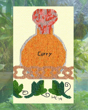 Spices and Leaves Cross Stitch Pattern Download - Raspberry Lane Crafts