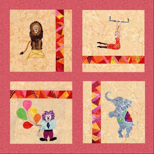 Stained Glass Circus Quilt Book Download - Raspberry Lane Crafts