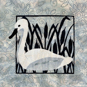 Swan in the Reeds Quilt Pattern Download - Raspberry Lane Crafts