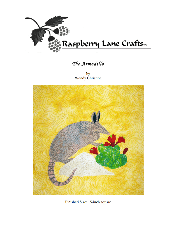 The Armadillo Quilt Pattern Download - Raspberry Lane Crafts