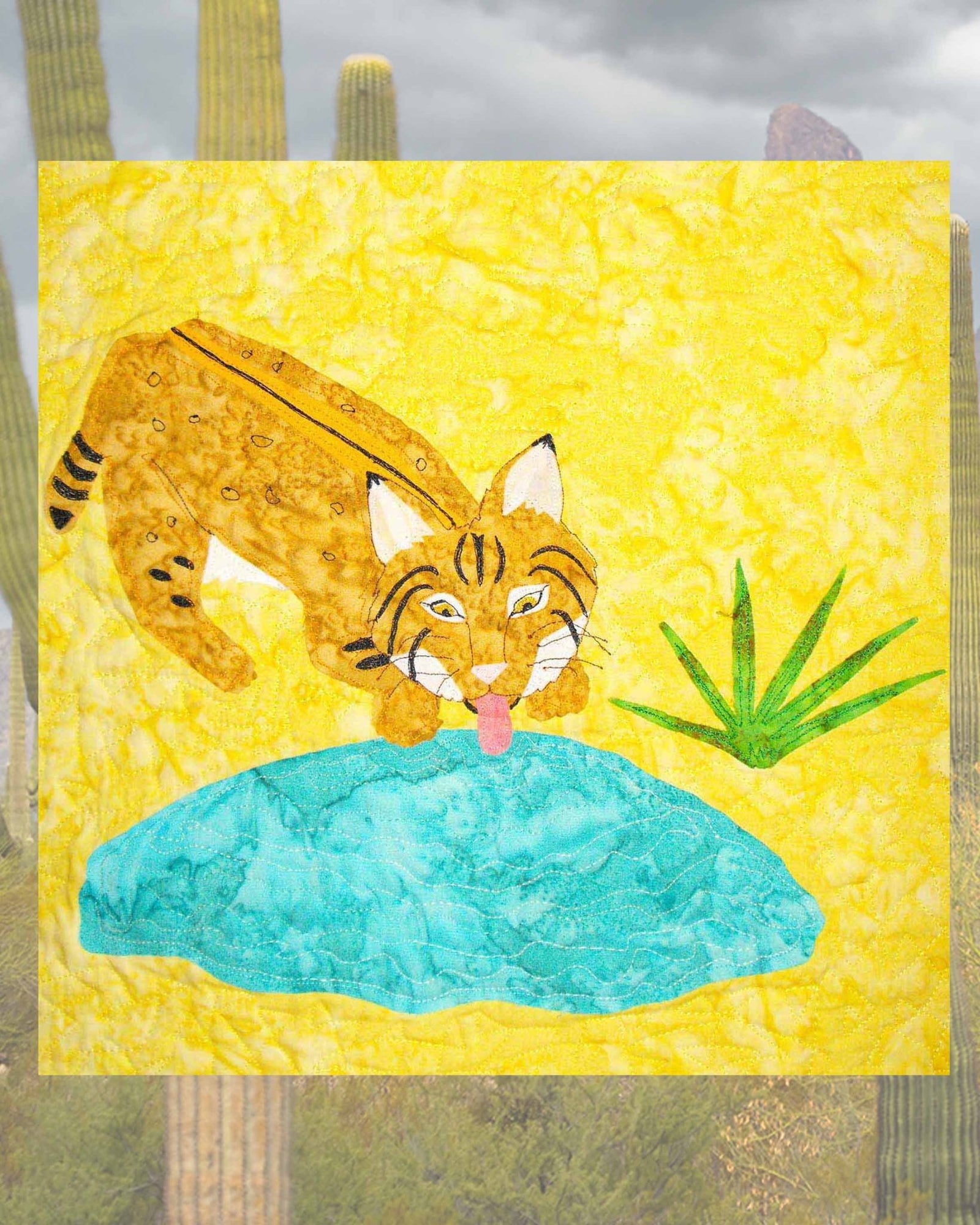 The Bobcat's Pool Quilt Pattern Download - Raspberry Lane Crafts