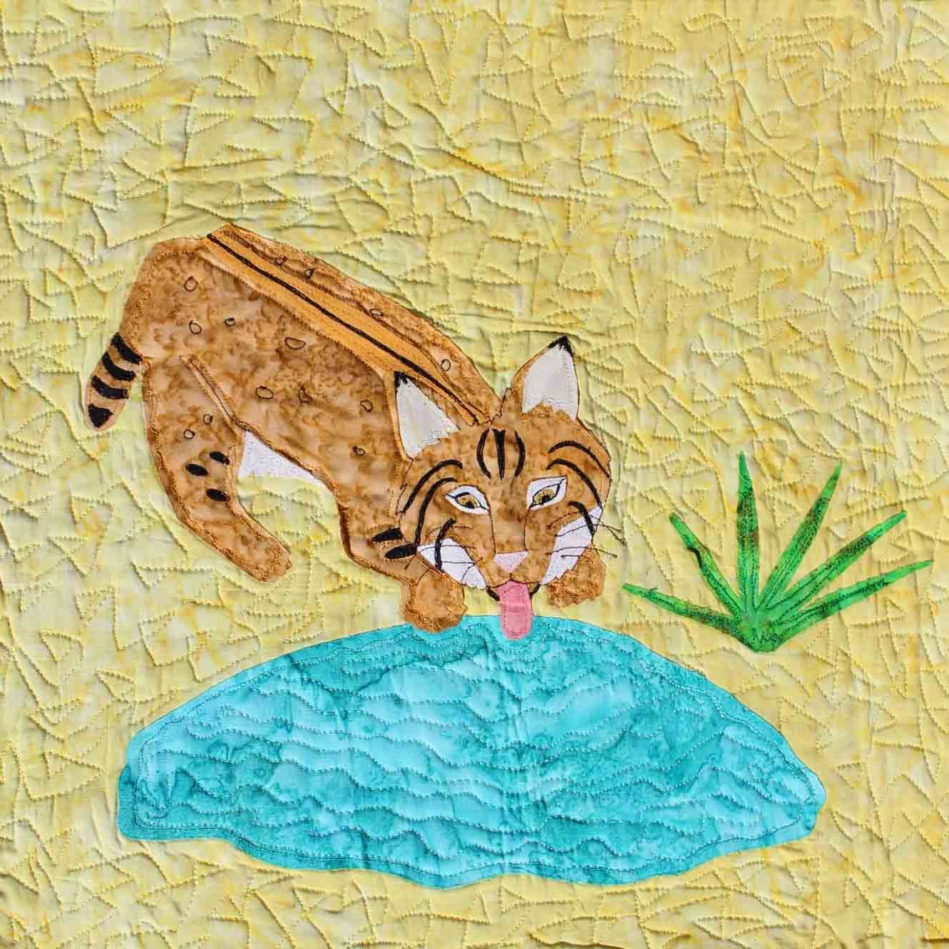 The Bobcat's Pool Quilt Pattern Download - Raspberry Lane Crafts