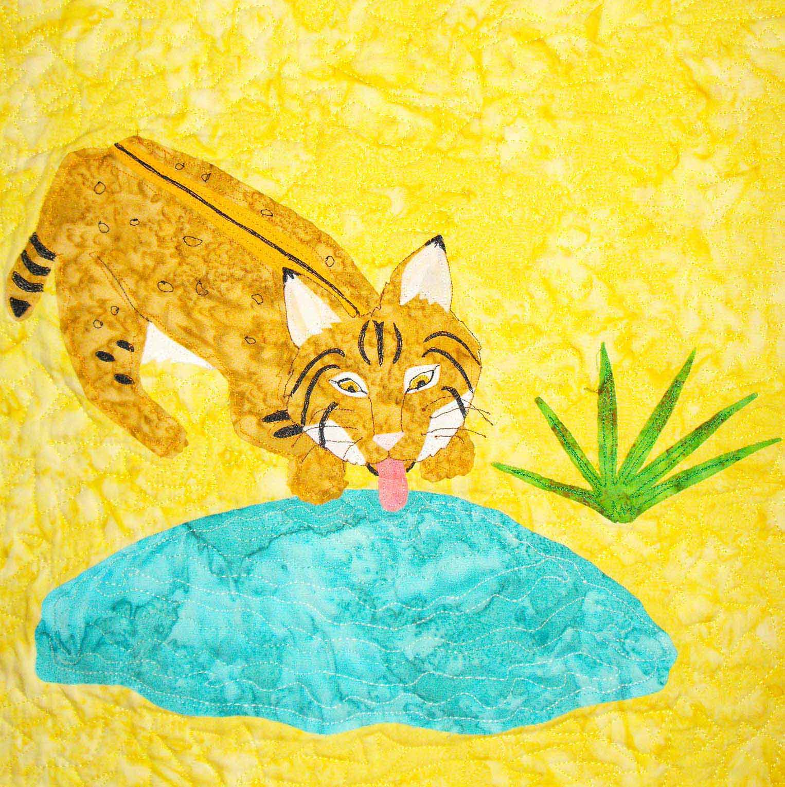 The Bobcat's Pool Quilt Pattern Download - Raspberry Lane Crafts