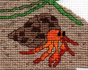 The Crab and the Bottle Cross Stitch Pattern Download - Raspberry Lane Crafts
