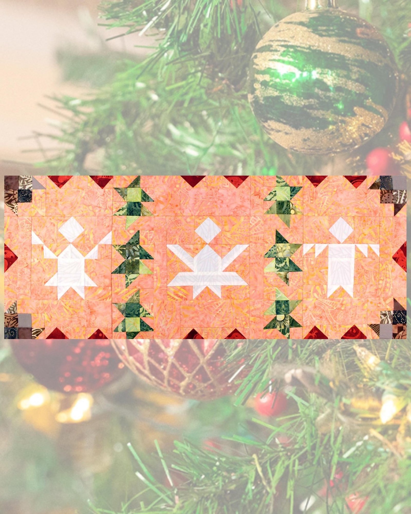 The Holly and the Angels Quilt Pattern Download - Raspberry Lane Crafts