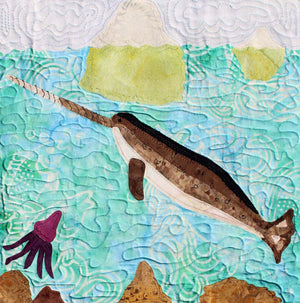 The Narwhal Quilt Pattern Download - Raspberry Lane Crafts