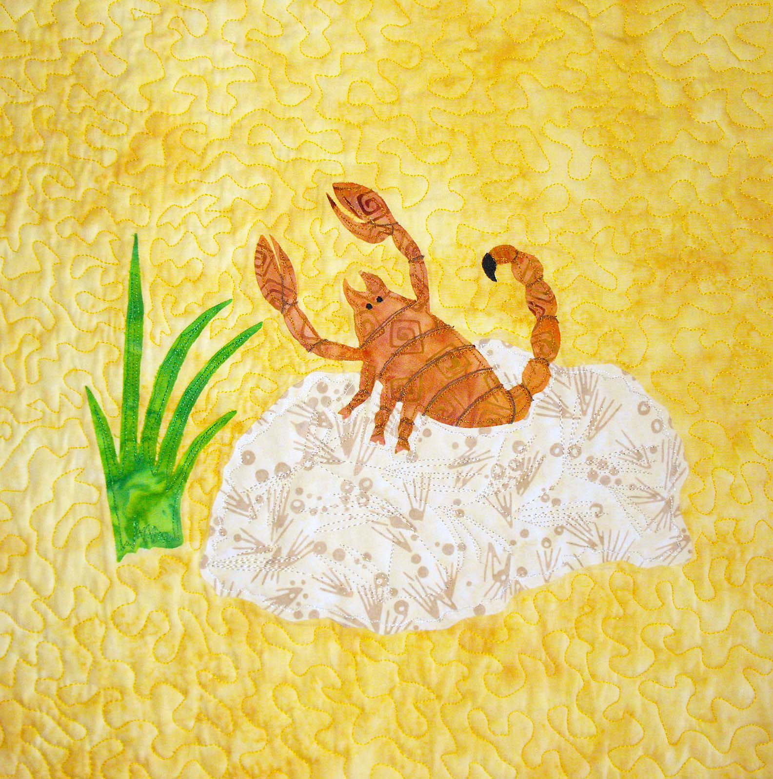 The Scorpion Quilt Pattern Download - Raspberry Lane Crafts
