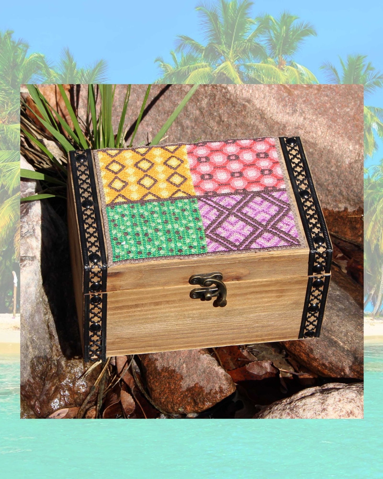 Treasure Box Cross Stitch Pattern Download - Raspberry Lane Crafts