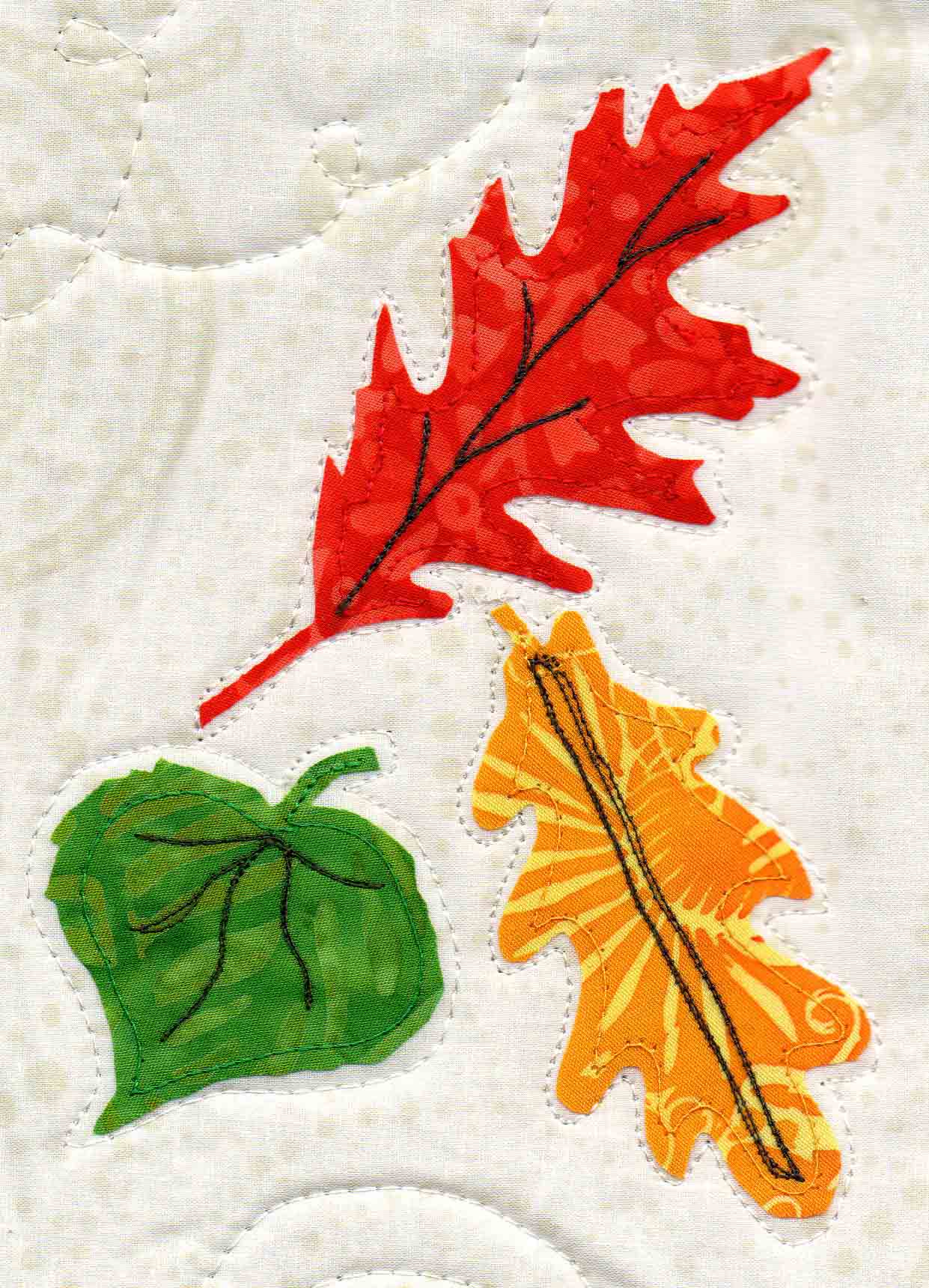Turkey and Apples Table Runner Quilt Pattern Download - Raspberry Lane Crafts