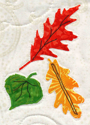 Turkey and Apples Table Runner Quilt Pattern Download - Raspberry Lane Crafts