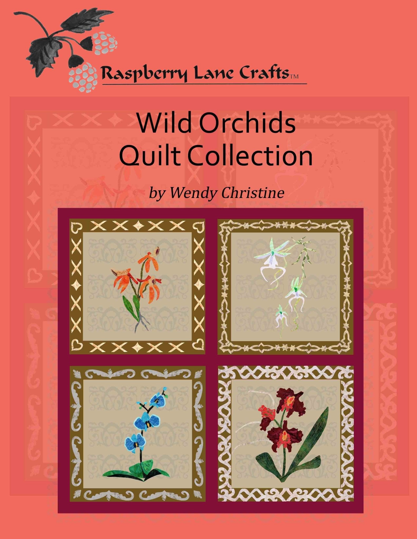 Wild Orchids Quilt Book Download - Raspberry Lane Crafts