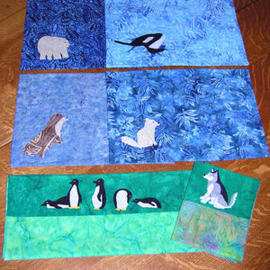 Winter Placemats and Pillowcases Quilt Pattern Download - Raspberry Lane Crafts