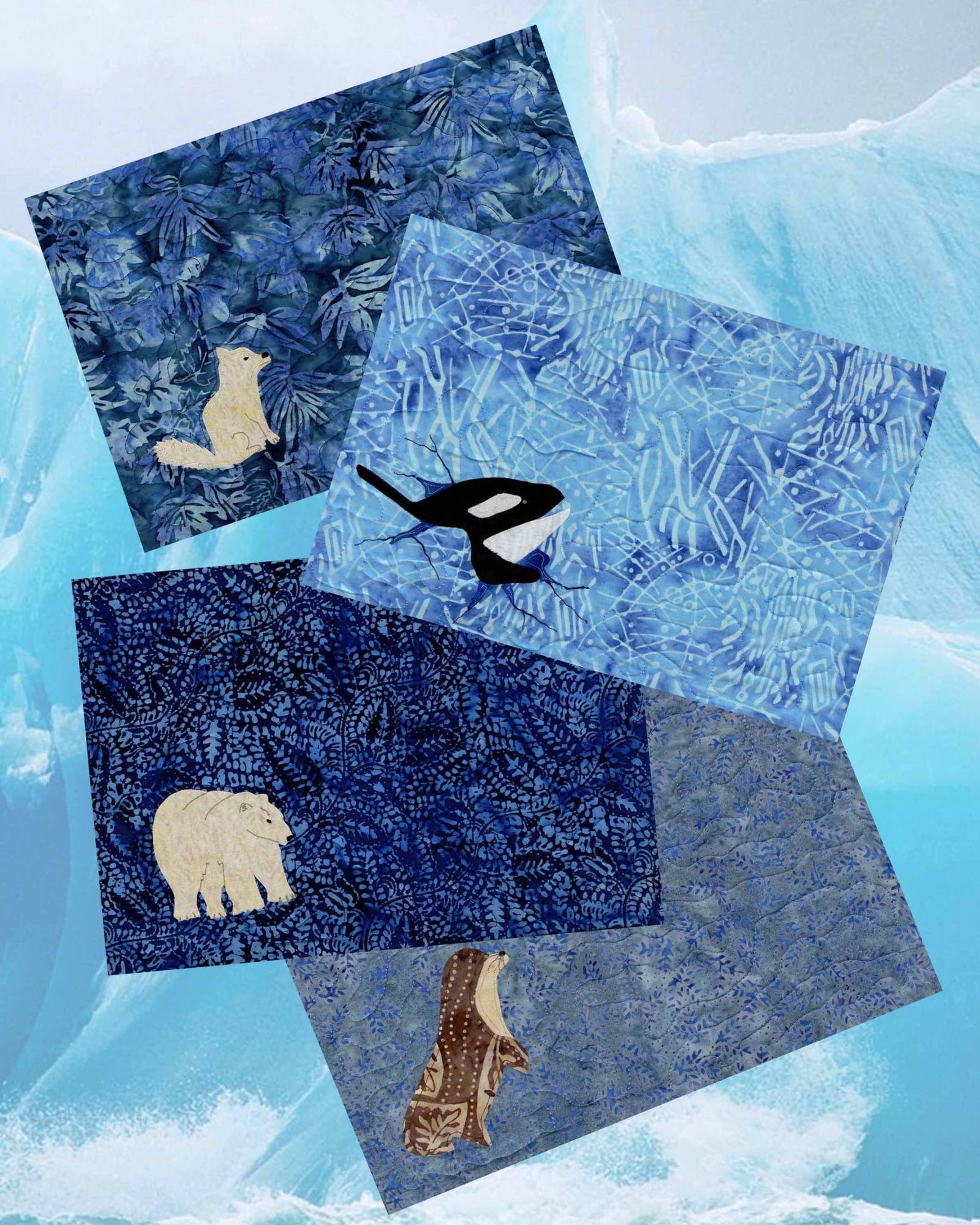 Winter Placemats and Pillowcases Quilt Pattern Download - Raspberry Lane Crafts